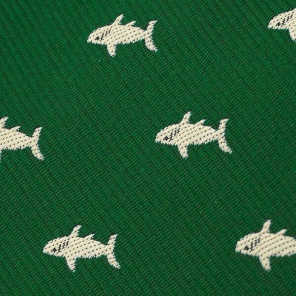 Bow Tie Embroidered Shark Green - Image 2